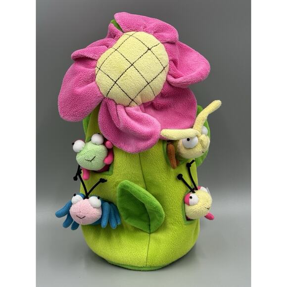 Unipak Plush Flower House Soft Toy with Four Insects Bugs Unipak - Picture 9 of 10